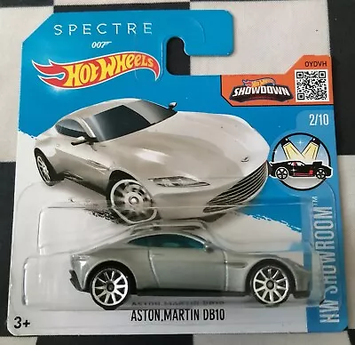 Buy 2016 Hot Wheels James Bond Spectre 007 Aston Martin DB10 HW Showroom 112/250 • 5.95£