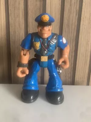 Buy Fisher Price Rescue Heroes Police Officer Action Figure 1998 • 7£