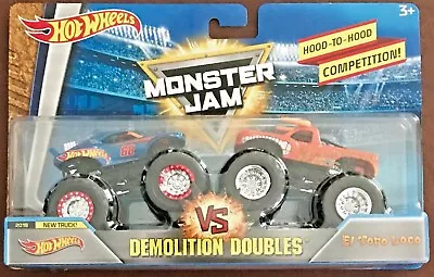 Buy Hot Wheels Monster Jam Demolition Doubles Hot Wheels/El Toro #FPX40 1:64 Scale • 12.11£