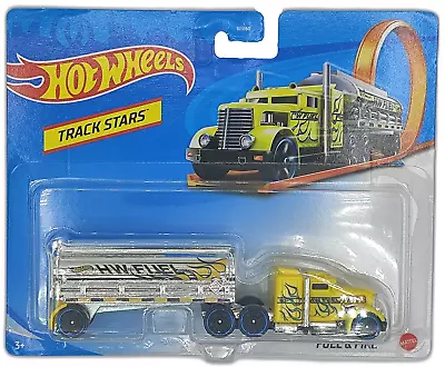 Buy Hot Wheels BFM64 Track Stars Fuel & Fire Trucks Transport Truck Car New Boxed • 15.43£