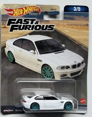 Buy Hot Wheels Premium Fast And Furious BMW M3 E46 Real Riders F7 • 13.69£