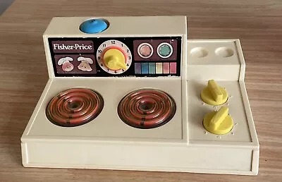 Buy Fisher Price Vintage 1978 Table Top Kitchen Hob Cooker Oven #919 • 7£