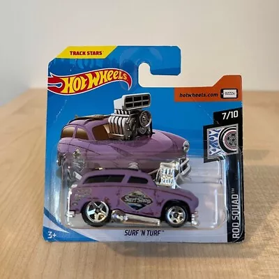 Buy Hot Wheels 2019 - SURF N TURF - Rod Squad 79/250 Short Card 7/10 • 7.99£