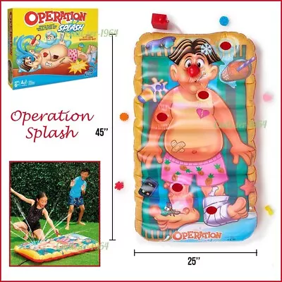 Buy Hasbro Operation Splash Outdoor Water Sprinkler Game Family Fun Games NEW • 19.99£