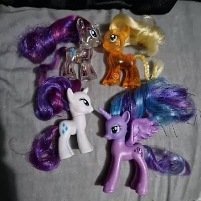 Buy My Little Pony MLP G4 Hasbro Bundle Princess Luna Rarity Applejack Water Cuties • 5.50£