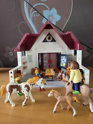 Buy Playmobil Bundle City Life School Set 6865 With Horses • 15£