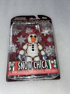 Buy Five Nights At Freddys Holiday Snow Chica Figure Funko FNAF Snowman NEW UK RARE • 18£