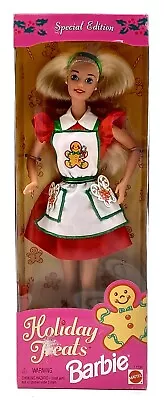 Buy 1997 Holiday Treats Christmas Barbie Doll / Special Edition / Mattel 17236, Original Packaging • 40.44£
