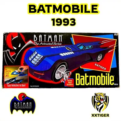 Buy  BATMAN ANIMATED Series BATMOBILE Kenner 1992 LIKE NEW✅Combat Belt✅TAS • 547.14£