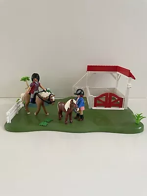 Buy Playmobil Horse Stable & Pony Farm: Horse & Pony Paddock • 8£