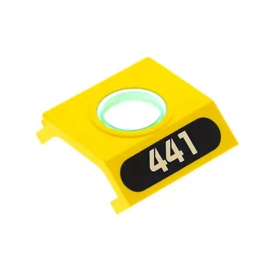 Buy 1x Lego Door 4x3x3 Yellow Panel Porthole U Boat Sticker 441 Set 6441 • 1.43£
