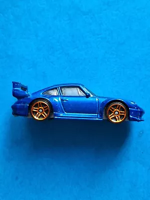 Buy Porsche 993 GT2  1/64 Hot Wheels White Black Grey X8240 • 20.22£