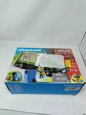 Buy Playmobil 5679 City Life Green Recycling Truck Age 4 Plus   • 24.25£