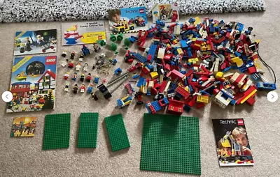 Buy Job Lot Vintage Lego Bricks Mini Figures 1970s 1980s + Booklets Legoland • 80£