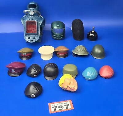 Buy Vintage Action Man Lot Bundle Of Hats, Caps, Berets, Etc • 39.99£