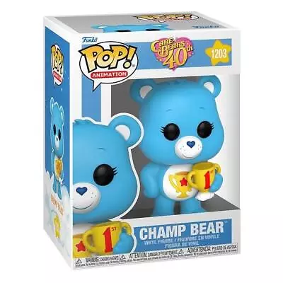 Buy Funko POP! - Care Bears 40th #1203 Champ Bear Figure 9cm • 15.70£