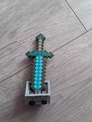 Buy Minecraft Sword And Hot Wheels Minecart • 1.50£