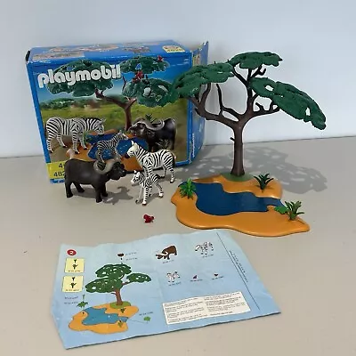 Buy Playmobil 4828 Buffalo With Zebras Wildlife Safari African Savannah Animals Box • 25£