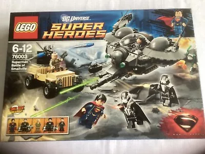Buy Lego Dc Superheroes 76003 Superman Battle  Of Smallville New And Sealed  • 37£