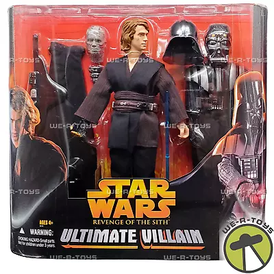 Buy Star Wars Revenge Of The Sith Ultimate Villain Anakin Skywalker Darth Vader NRFB • 103.13£