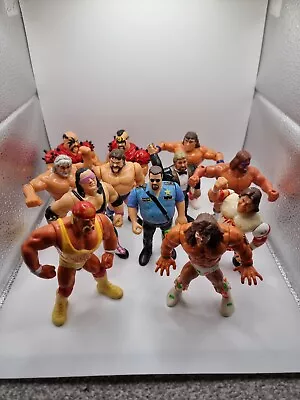 Buy Vintage Hasbro WWF Wrestlers Wrestling Toy Action Figures Bundle 1990s • 70.60£
