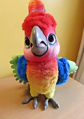 Buy Hasbro FurReal Friends Talking Parrot Rock A Too The Show Bird Interactive Toy • 24.99£