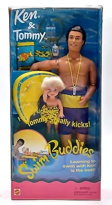 Buy 1999 Ken & Baby Brother Tommy Swim Buddies Barbie Set / Mattel 26323 / NrfB • 70.71£