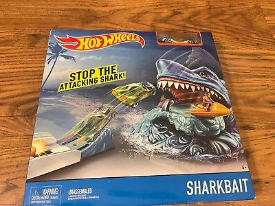 Buy Hot Wheels Sharkbait Mattel Playset Shark 1:64 Hotwheels Car Launch Set RARE NEW • 17.99£