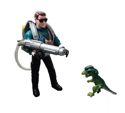 Buy Official Jurassic Park Dennis Nerdry +Dinosaur Action Toy: Original 1993 Kenner • 4.99£
