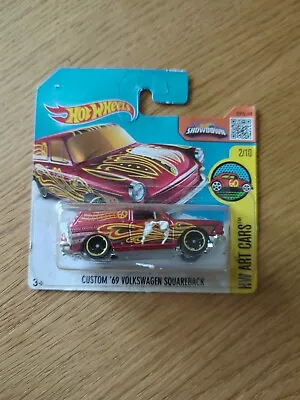 Buy Hot Wheels Custom 1969 Volkswagen Squareback. Art Car. Short Card. • 3£