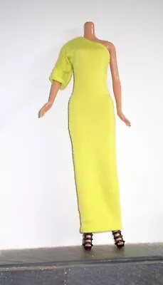 Buy Handmade To Fit 11.5  Doll - Fluorescent Yellow Dress -  Doll Not Included • 3.25£