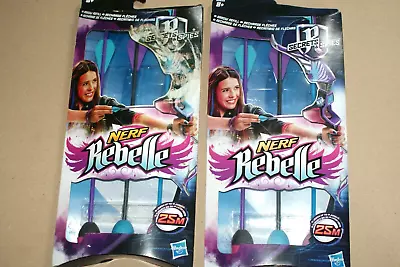 Buy 2 PACKS Of NERF REBELLE SECRETS & SPIES ARROW REFILL 3 DARTS WHISTLING * NEW & S • 4£