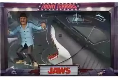 Buy NECA JAWS TOONY TERRORS QUINT & JAWS THE SHARK 6  Inch ACTION FIGURE TOY MODEL • 39.99£