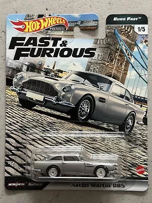 Buy Hot Wheels Premium Fast And Furious ASTON MARTIN DB5 Euro Fast FF6 Real Riders • 19.99£