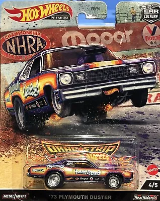 Buy Hot Wheels Drag Strip Demons  '73 PLYMOUTH DUSTER 4/5 HCK22 Premium Collectors • 11.99£