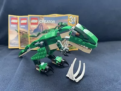 Buy Lego Creator 3 In 1 Set 31058 Mighty Dinosaurs Complete With Instructions • 1.04£