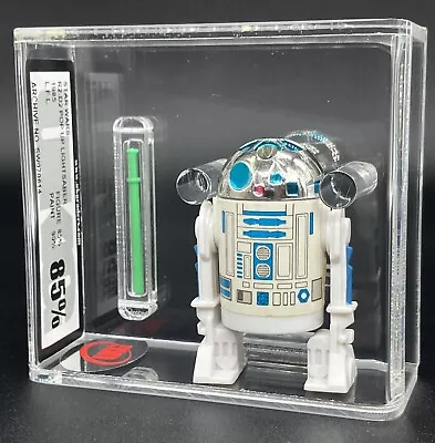 Buy Vintage Star Wars Figure Last 17 R2-D2 Pop Up Lightsaber UKG 85%/90 Not AFA • 750£
