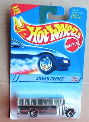 Buy Super-rare Hot Wheels Silver Series Chrome School Bus - Original1994 Issue  • 6£