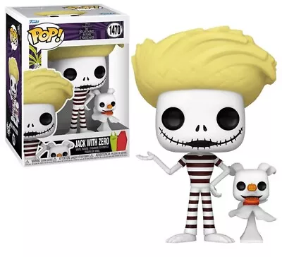 Buy POP! The Nightmare Before Christmas - JACK WITH ZERO #1470 - New • 14.99£