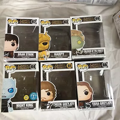 Buy 6 X Funko Pop Boxes And Inserts Only - Game Of Thrones, Night King (lot 10) • 2.99£