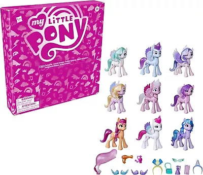 Buy MY LITTLE PONY Gala Reale BOX SET 9 FIGURE 7cm Hasbro F2031 New Generation • 22.72£