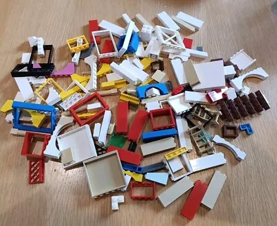 Buy LEGO 324g Bundle Doors Buildings Arches Windows Mixed Colours And Sizes Used  • 7.50£