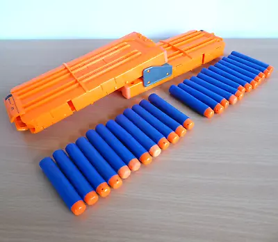 Buy NERF 2x 12 Shot Magazines With Flip Clip & Darts N-Strike Elite • 7.99£