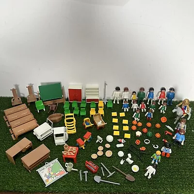 Buy Large Playmobil Figures & Furniture Bundle, School, Hospital, Accessories. • 24.99£