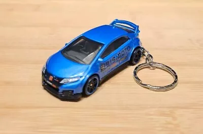 Buy 1/64 Diecast Model Car Keychain Keyring 2016 Honda Civic Type R  • 11.99£