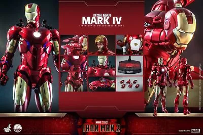 Buy In Stock Hot Toys 1/4 Scale Qs020 Iron Man 2 Mark 4 Ironman • 1,085.66£