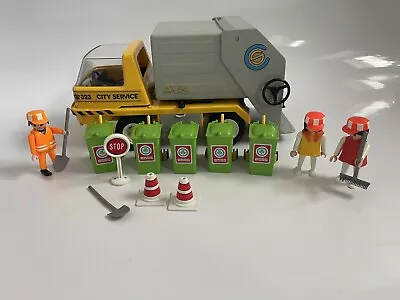 Buy 1978 Geobra Playmobil AX54 Garbage Rubbish Truck City Service Toy Bin Lorry Vtg • 19.95£