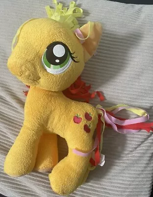 Buy My Little Pony Applejack Plush Toy Fabric Mane Hasbro 2014 • 14.50£