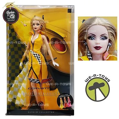 Buy Barbie Corvette Yellow Dress Doll American Favorites Collection Pink Label N4984 • 98.36£