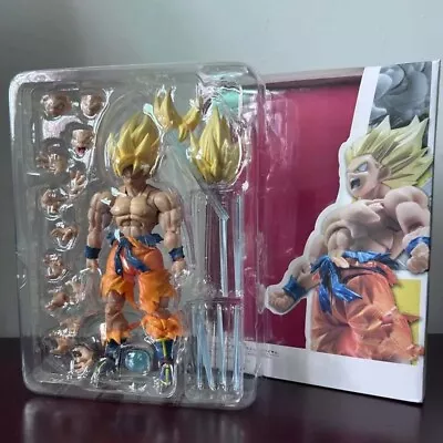 Buy Dragon Ball Z Son Goku SSJ Battle Damage Legendary Super Saiyan Action Figure • 40£